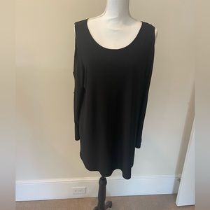 Sun Kim Black Tunic with cut out sleeves